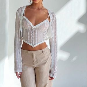 Tiger mist two piece top